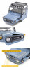 FJ40 Black Grille for Vanquish VS4-10 Phoenix (Style A) VVV-C1333 RC4WD Rounded