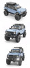Front Bumper Bull Bar & Winch for Axial SCX24 2021 Ford Bronco VVV-C1372 RC4WD