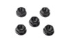 M4 Low Profile Flanged Lock Nut 4.5mm BLACK Z-S0547 RC4WD for 10-Oval wheels