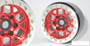 SSD 1.9" Boxer Beadlock Wheels (Red) SSD00538 6 bolt mount 12mm Hex scale wheel