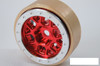 SSD 1.0" Aluminum / Brass Boxer Wheels (Red) SSD00550 7mm Hex SCX24 18th D90