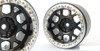 SSD 2.2" Boxer Beadlock Wheels (Black) SSD00561 for Axial Ryft Losi Baja Rey