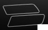 Aluminum Rear Side Window Trim for Traxxas TRX-4 '79 Bronco XLT VVV-C0498 RC4WD