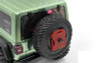 Spare Wheel & Tire Holder w/High Rear Brake Light for Axial SCX10 III VVV-C1069