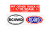 RC4WD Sticker Set 2023 Z-L0045 Decal Logo LARGE