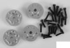 OEM 1.9" HEX Hub Adaptor conversion RC4WD OEM steel wheels 6 Lug Z-S0268