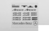 Emblems Set for Mercedes-Benz Arocs 3348 6x4 Tipper Truck VVV-C0530 RC4WD