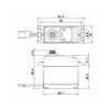 Savox Standard Size Digital Servo Metal Gear 10.5Kg @ 6V - Plus SAV-SC0252MG+ Savox Standard Size Digital Servo Metal Gear 10.5Kg @ 6V - Plus SAV-SC0252MG+