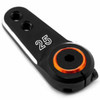 Fastrax 25T Black Aluminium Servo Horn 30mm Savox Futaba Tamiya Traxxas FAST311B