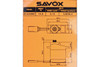 Savox Micro Size Digital Servo 3.9Kg@6V Heli & Parkfly SAV-SH0255MG+ Metal Gears