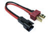 Etronix SM Female Plug To Deans Male Connector ET0809 100mm adaptor lead wire