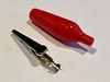 Etronix Crocodile Clip 55mm long ET0615 Crimp solder wiring insulated red black