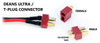 Etronix Deans Plug 1 Male 1 Female ET0787 Pair T-Plugs RC block Connector set