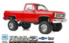 RC4WD Trail Finder 2 LWB RTR w/Chevrolet K10 Scottsdale Hard Body RED Z-RTR0066