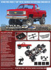 RC4WD Trail Finder 2 LWB RTR w/Chevrolet K10 Scottsdale Hard Body RED Z-RTR0066