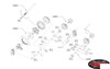 RC4WD Transmission Gears for Miller Motorsports Pro Rock Racer Z-G0086 shafts