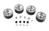 RC4WD Deep Dish Slot Mag 2.2" Beadlock Wheels Z-W0077 CHROME inc Hex & Hubs