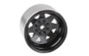 RC4WD 8 Lug Deep Dish Wagon 1.9" Steel Stamped Beadlock Wheels BLACK Z-W0084