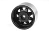 RC4WD 8 Lug Deep Dish Wagon 1.9" Steel Stamped Beadlock Wheels BLACK Z-W0084