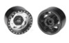 RC4WD Moto Metal 1.7" Change Up Deep Dish Beadlock Wheels Z-W0354 Silver/Black