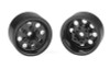 RC4WD Stamped Steel 1.0" Pro8 Beadlock Wheels BLACK Z-W0358 8 Hole hex 18th RC