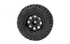 RC4WD Stamped Steel 1.0" Pro8 Beadlock Wheels BLACK Z-W0358 8 Hole hex 18th RC