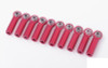 CLEARANCE 30% DISCOUNT M3 / M4 Long Straight Aluminum Rod Ends RED (10) Z-S1673 RC4WD 22mm Traxxas