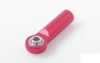 M3 / M4 Long Straight Aluminum Rod Ends RED (10) Z-S1673 RC4WD 22mm Traxxas