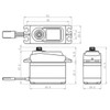 Savox SC-1256TG+ High Torque Titanium Gear Digital PRO Scaler Servo 20KG 0.15sec