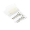 Etronix Tamiya MALE Block & Female Connector Crimps ET0794 plug RC ESC White