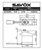 Savox MICRO Size Digital Servo 4.6Kg@6V Heli & Parkfly Plus SAV-SH0256+ w/ Horn