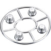 Axial Scale Hub Cover Sets 4pc COLOUR CHOICE AX8079 Fits all SCX10 axles thread[CHROME AX8080]