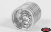 Double Trouble "3" Aluminum Dually 1.9" Glue On Wheels 12mm Hex SILVER Z-W0194