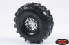 Pair Mud Basher 2.2 Scale Tractor Tires RC4WD Large MUDDING Tyre Z-T0129 Basher