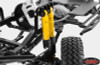 Super Scale Shock Boots BLACK 4 Rubber Absorber Covers Stops Shaft Wear Z-S0981