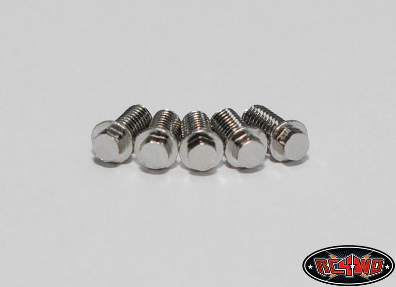 SILVER Z-S0624 Bolt Scaler Detail M2 x 5mm RC4WD Miniature Scale Hex Bolts