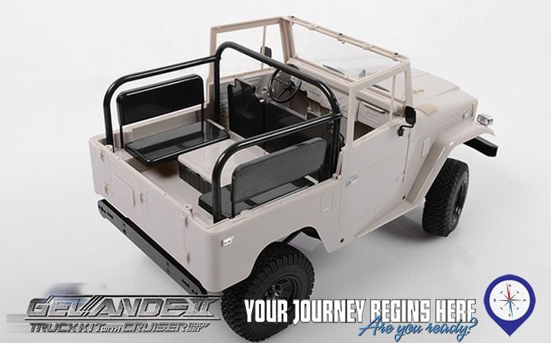 Gelande II Truck KIT Toyota CRUISER HARD Body Detail Interior FJ40