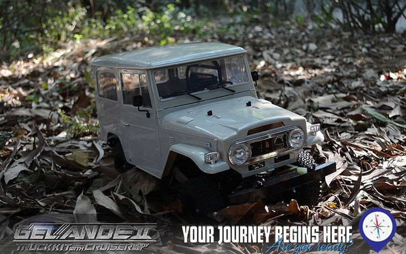 Gelande II Truck KIT Toyota CRUISER HARD Body Detail Interior FJ40