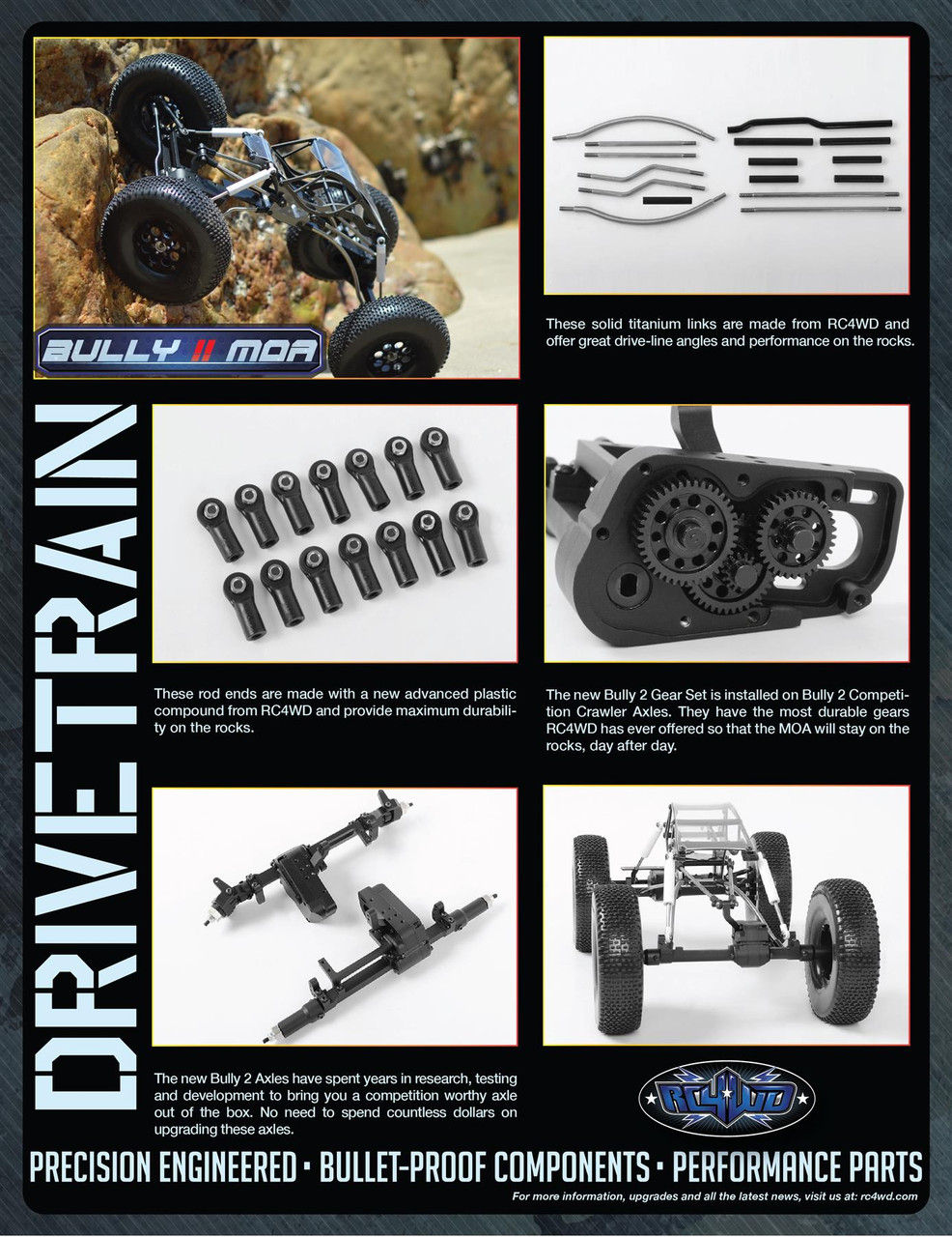 RC4WD Bully II MOA Competition Crawler Kit Z-K0056 Comp Rock rig M.O.A ...