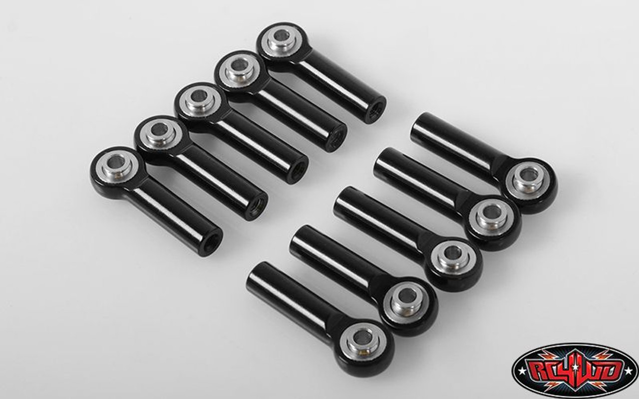 Aluminum Black M3 Rod End with Steel Ball (10)