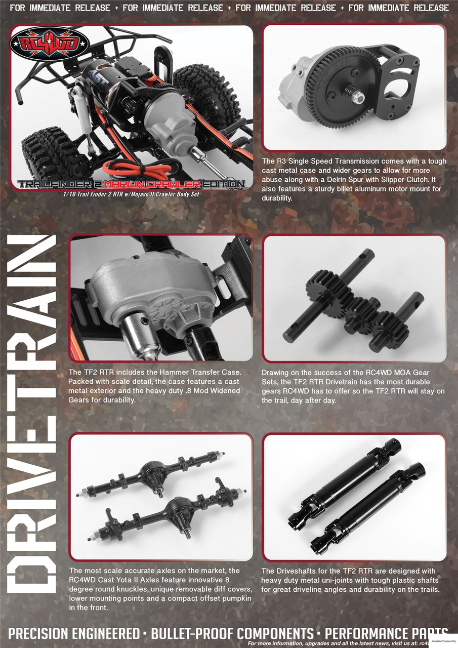 RC4WD Marlin Crawlers COMP Ready Trail Finder 2 RTR Mojave II Z