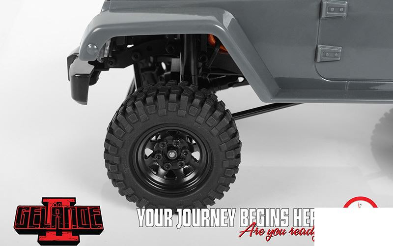 Z-RTR0037 RC4WD 1/18 Gelande II RTR w/Black Rock Body Set Z