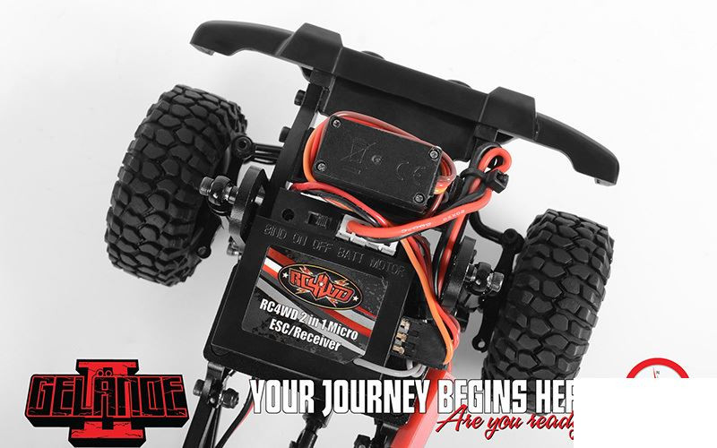 Z-RTR0037 RC4WD 1/18 Gelande II RTR w/Black Rock Body Set Z