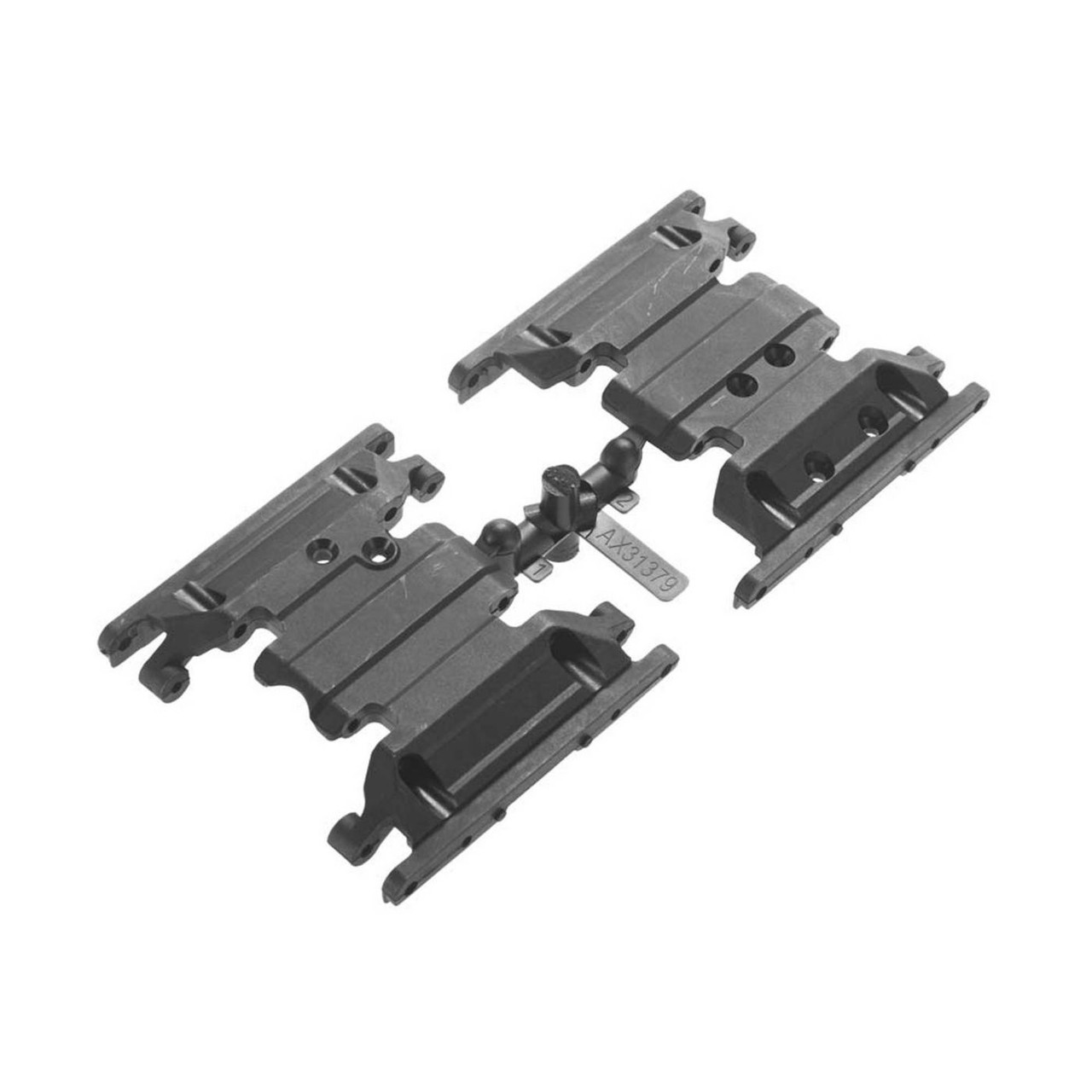 Alloy Metal Transmission Skid Plate For Axial SCX10 1/10 RC Rock Crawler | FLYXM