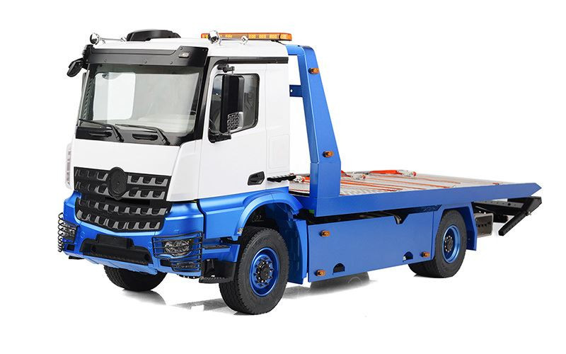 VV-JD00068 1/14 4x4 Wrecker Flat Bed Hydraulic Tow Truck RC4WD