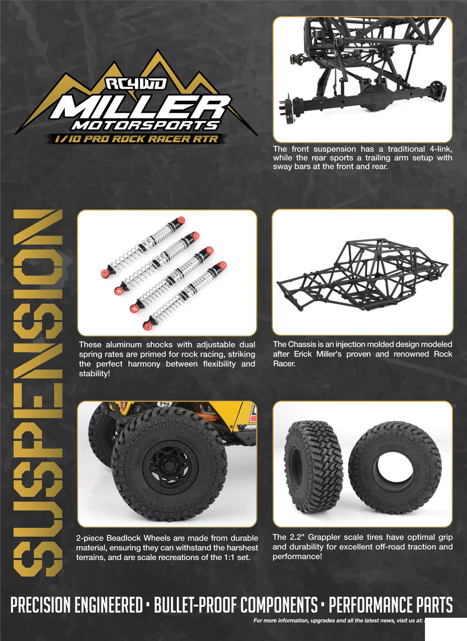 Z-RTR0061 RC4WD Miller Motorsports 1/10 Pro Rock Racer RTR RC4WD