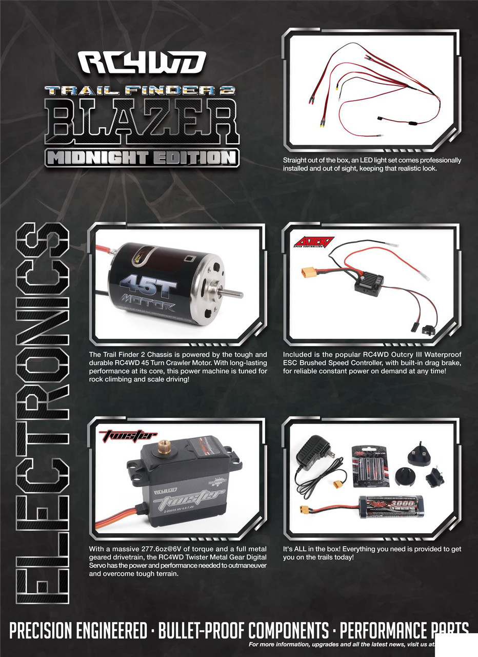 Z-RTR0068 RC4WD Trail Finder 2 RTR w/Chevrolet Blazer Body