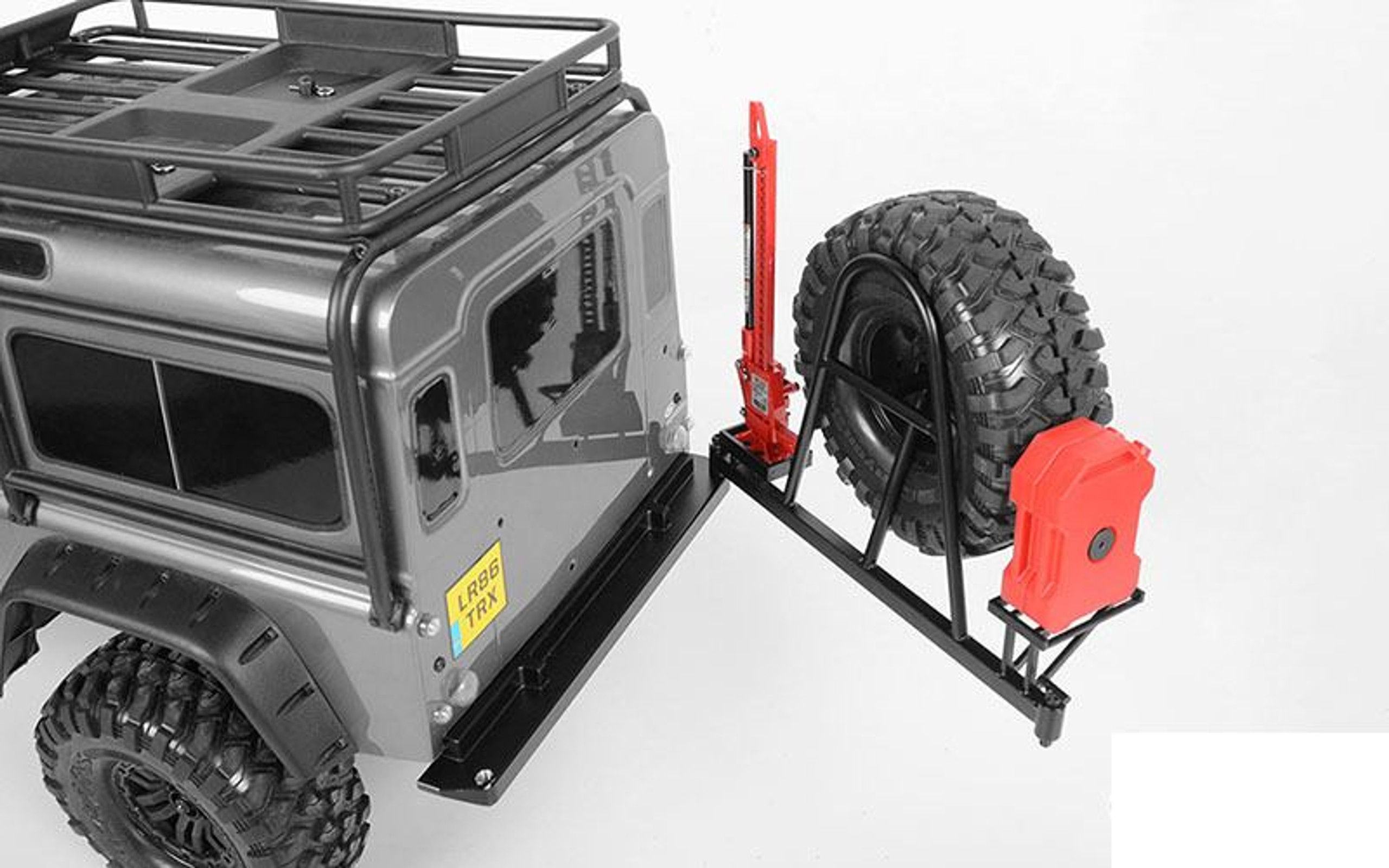 ZS1868 Rear Swing Away Tire Carrier Bumper for Traxxas TRX4 ZS1868