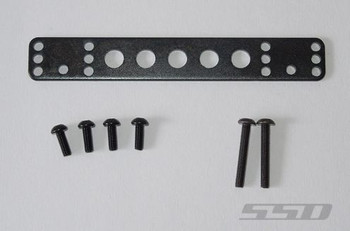 SSD-RC Blazer Rear Bumper for Vaterra Ascender CHROME inc harware SSD00033