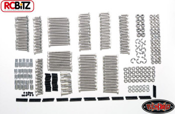 Scaler & Crawler Screws & Support Bag SILVER M3 Washer Nuts Screws Bolts Z-S0445